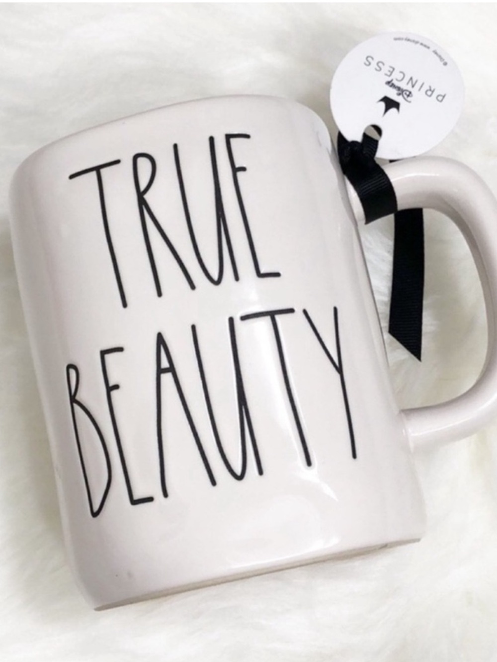 NEW Beauty and the Beast Rea Dunn magic mirror Disney 2 sided True Beauty mug